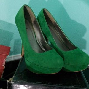 Green heels